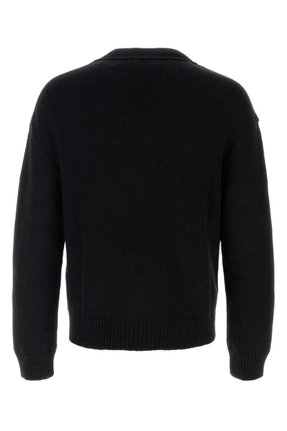 Jil Sander Ls vn cardigan w/ diagonal opening