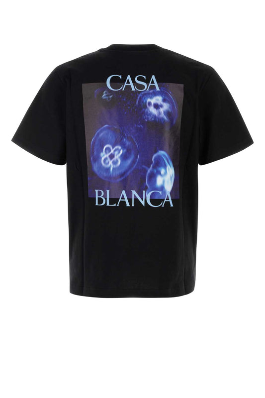 BLACK JERSEY MEDUSE SPORTIVE T-SHIRTS