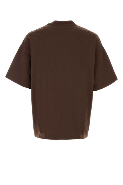 DARK BROWN JERSEY CODE DE CIVILISATION T-SHIRTS