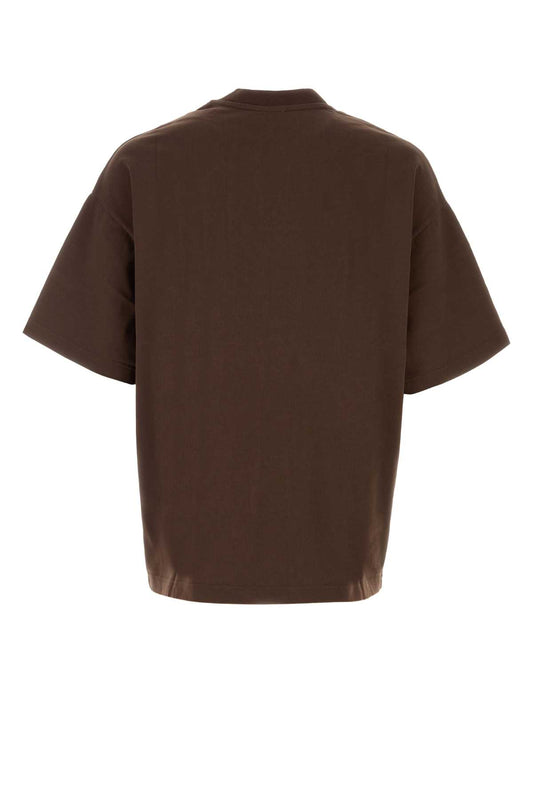 DARK BROWN JERSEY CODE DE CIVILISATION T-SHIRTS