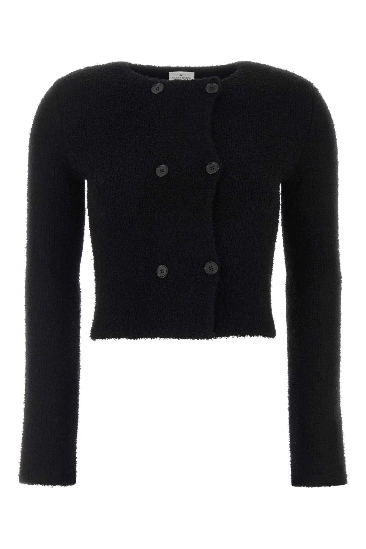 BOUCLETTE KNIT DOUBLE BREASTED JACKET KNITWEARS
