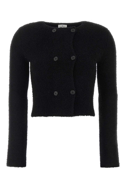 BOUCLETTE KNIT DOUBLE BREASTED JACKET KNITWEARS
