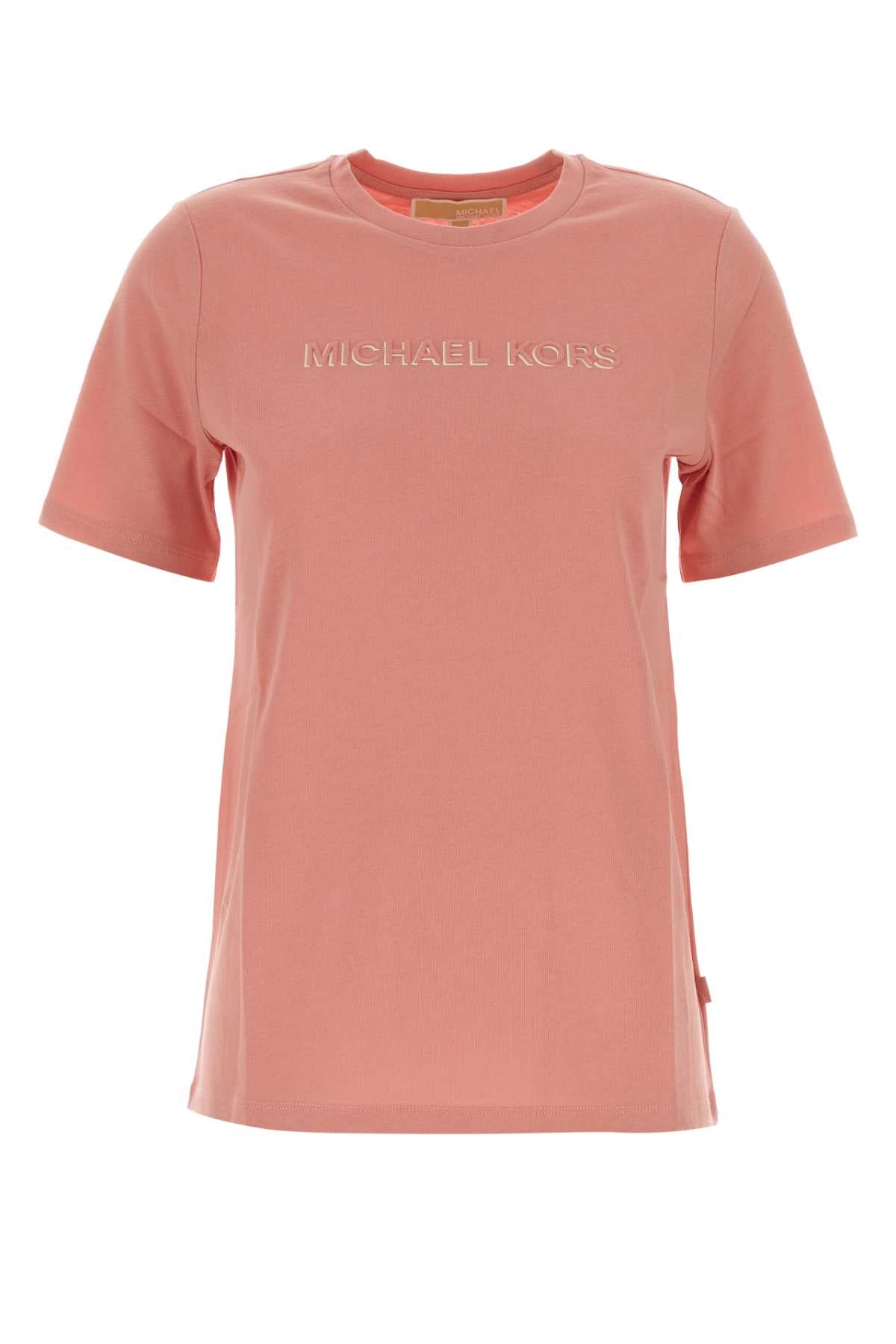 Michael By Michael Kors Mk shdw embssed logo tee