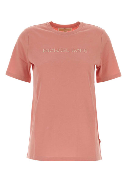 Michael By Michael Kors Mk shdw embssed logo tee