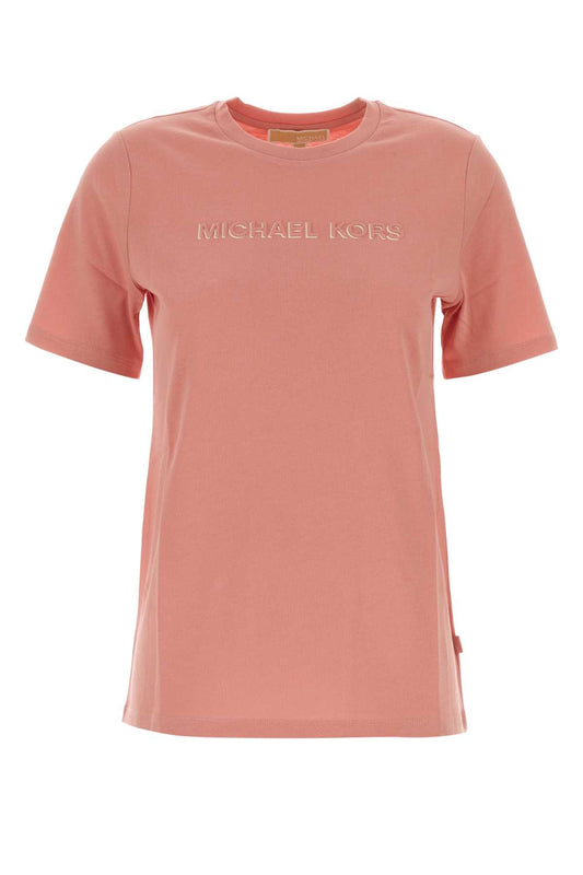 Michael By Michael Kors Mk shdw embssed logo tee