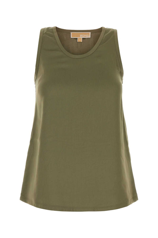 SATIN TANK TOP TOPS