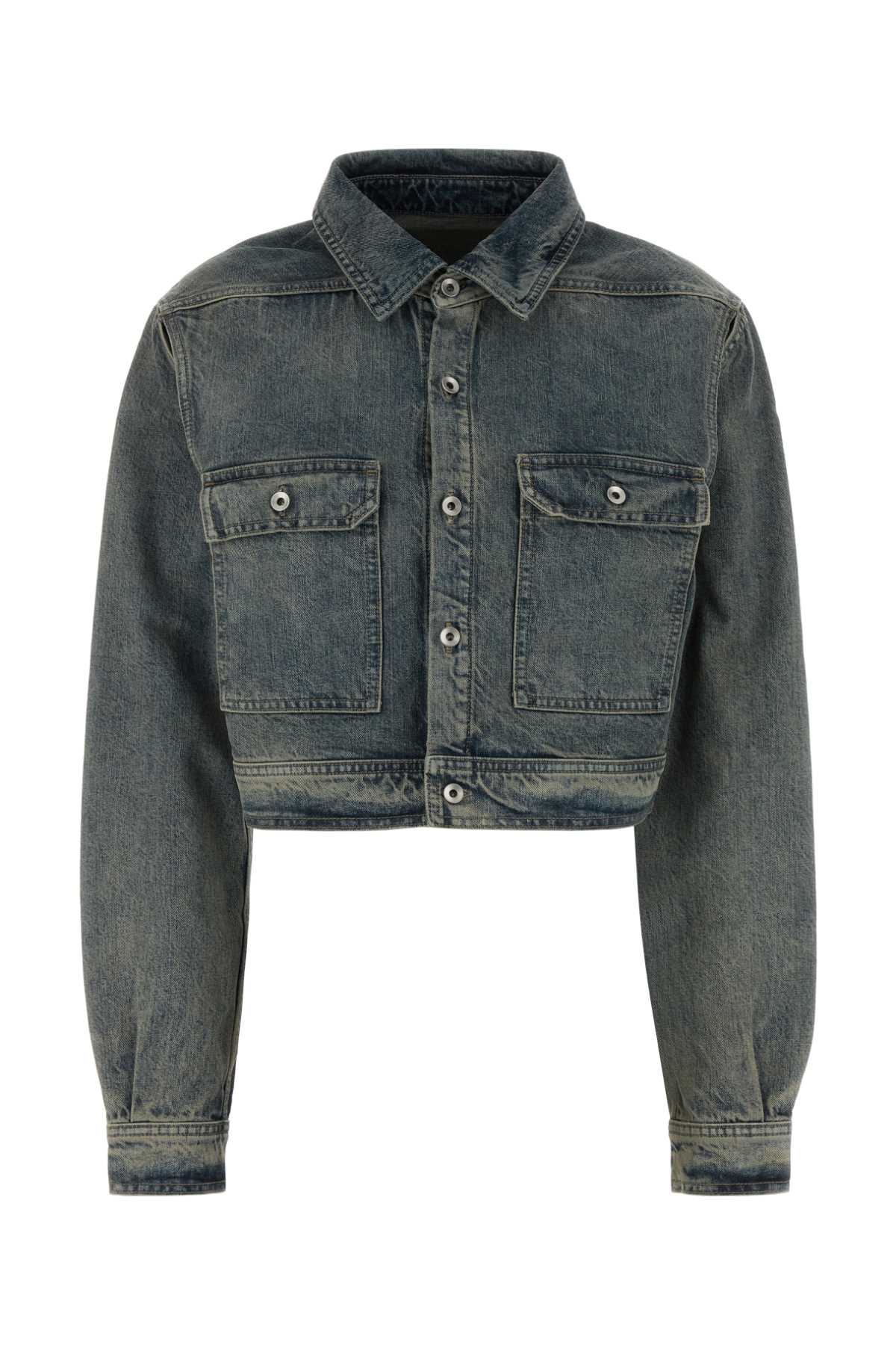 CAPE SLEEVE CROPPED OUTERSHIRT BLAZERS AND VESTS