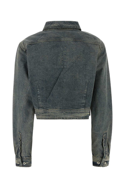 CAPE SLEEVE CROPPED OUTERSHIRT BLAZERS AND VESTS