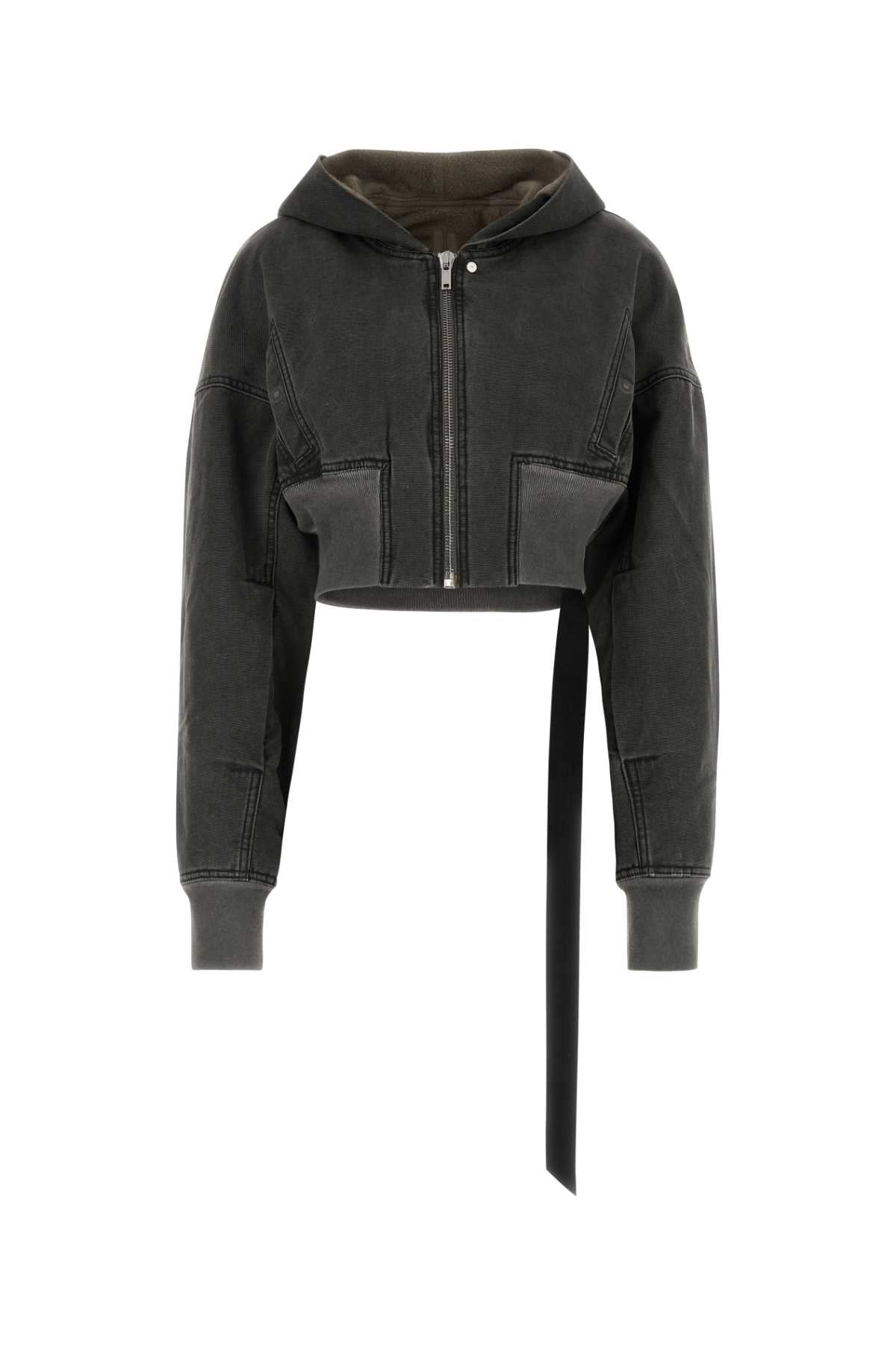 HOODED CROPPED FLIGHT JACKETS