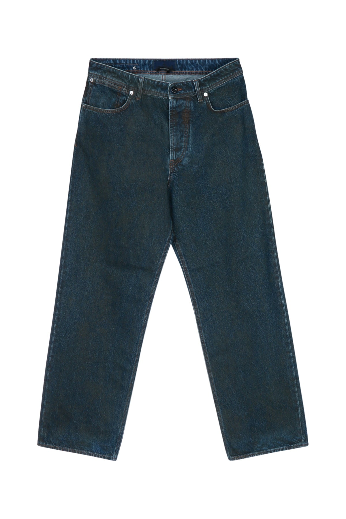 TROUSERS - BLUE BLACK PANTS
