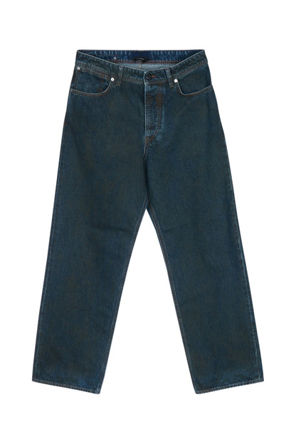 TROUSERS - BLUE BLACK PANTS