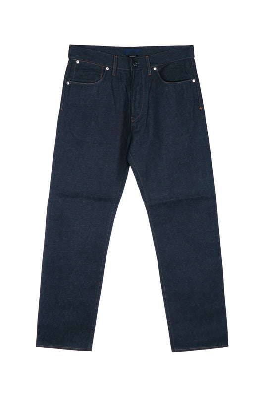 TROUSERS - BLUE RAW PANTS