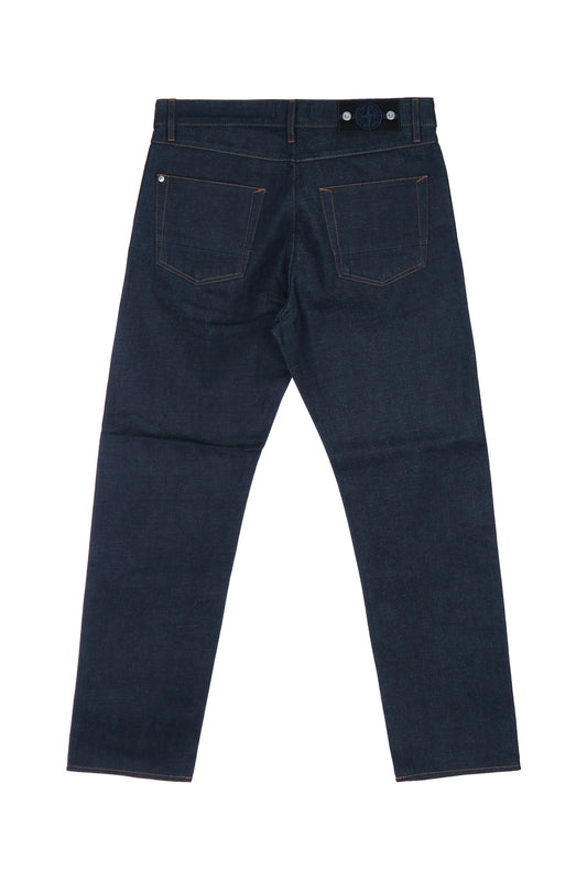 TROUSERS - BLUE RAW PANTS