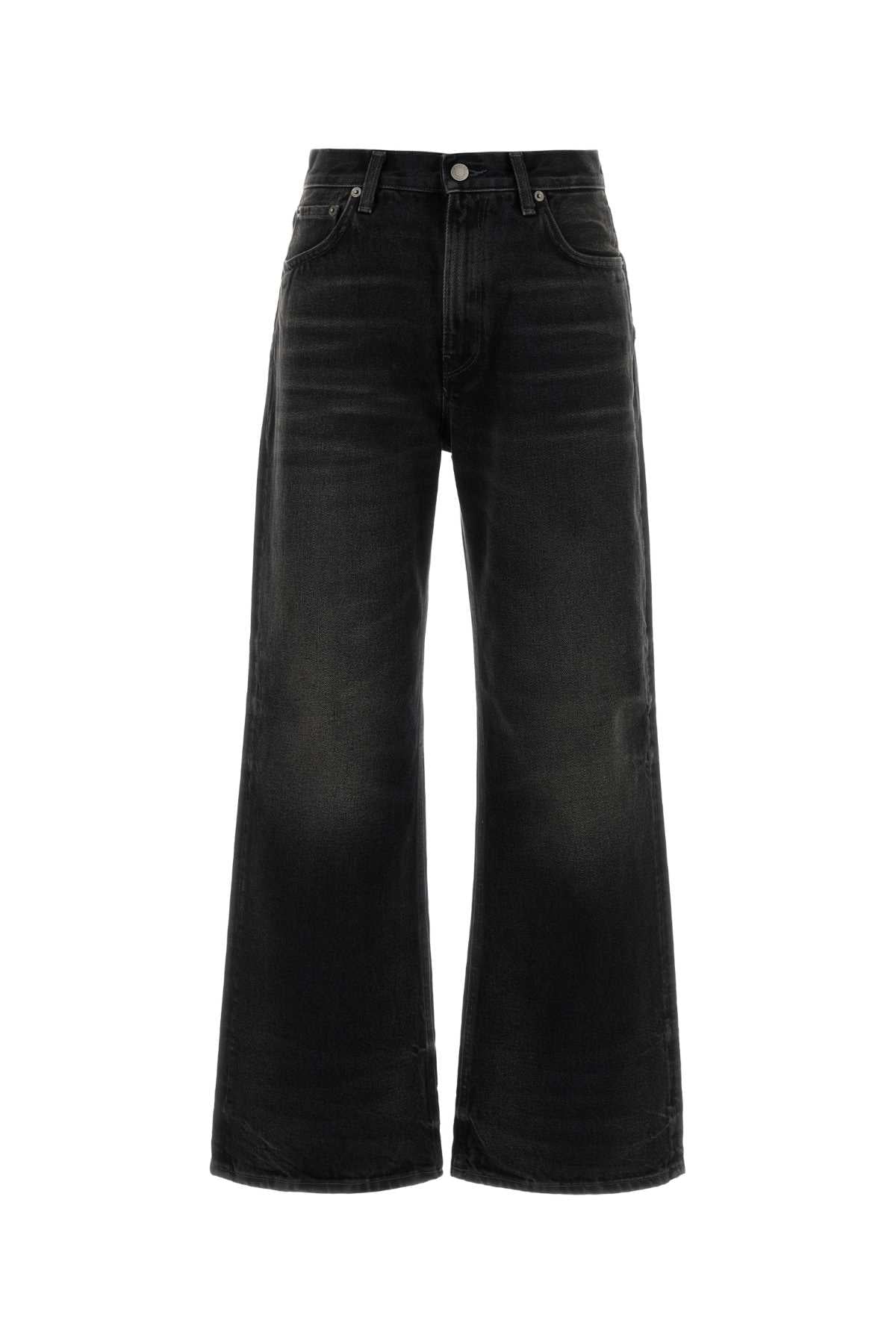 BETHANY SHORT LENGTH VINTAGE BLACK JEANS