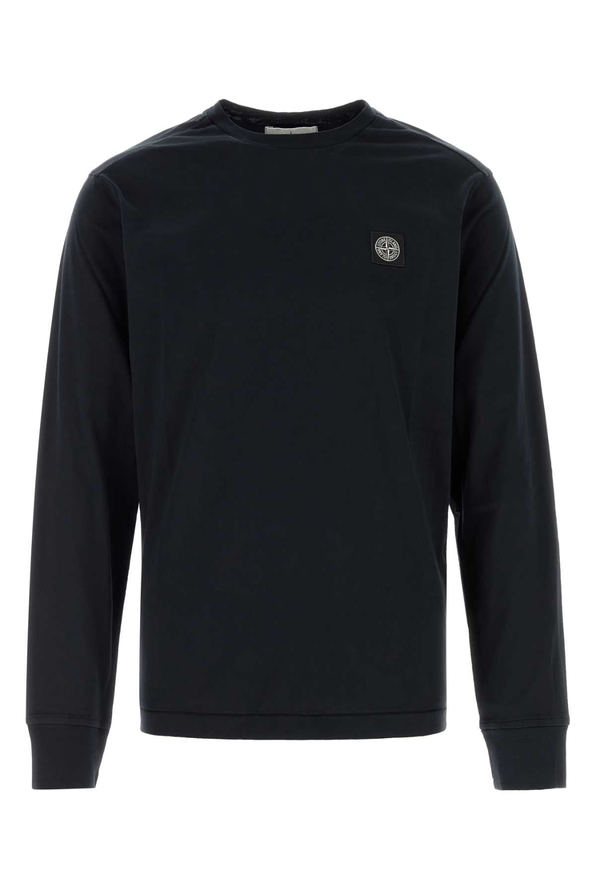 Stone Island Ls t-shirt - navy blue