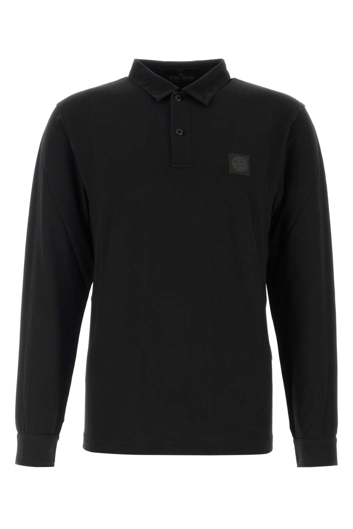 LS POLO - BLACK POLO
