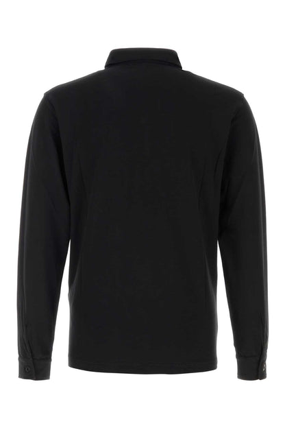 LS POLO - BLACK POLO