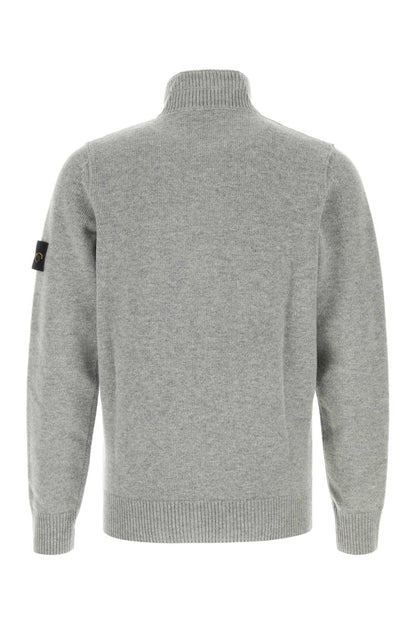 Stone Island Ls polo - grey melange