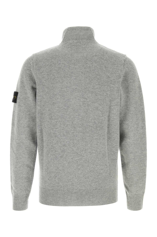 Stone Island Ls polo - grey melange