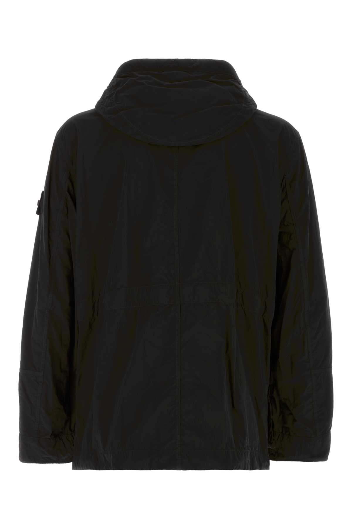 Stone Island Short parka - black
