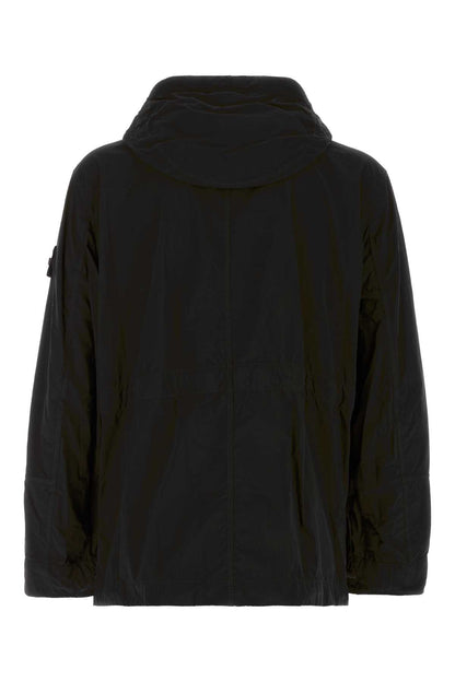 Stone Island Short parka - black