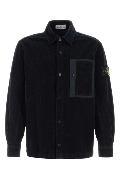 Stone Island Shirts - navy blue