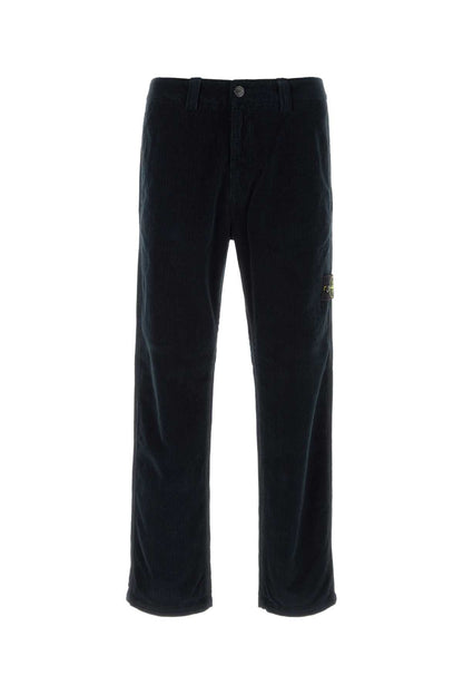 Stone Island Trousers - navy blue
