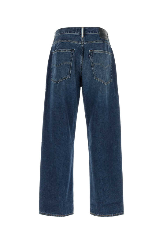 BLUE TAB MARKER LOOSE JEANS