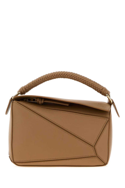 PUZZLE S WOVEN HANDLE HANDBAGS