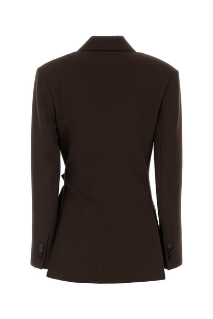 DRAPED JACKET BLAZERS AND VESTS