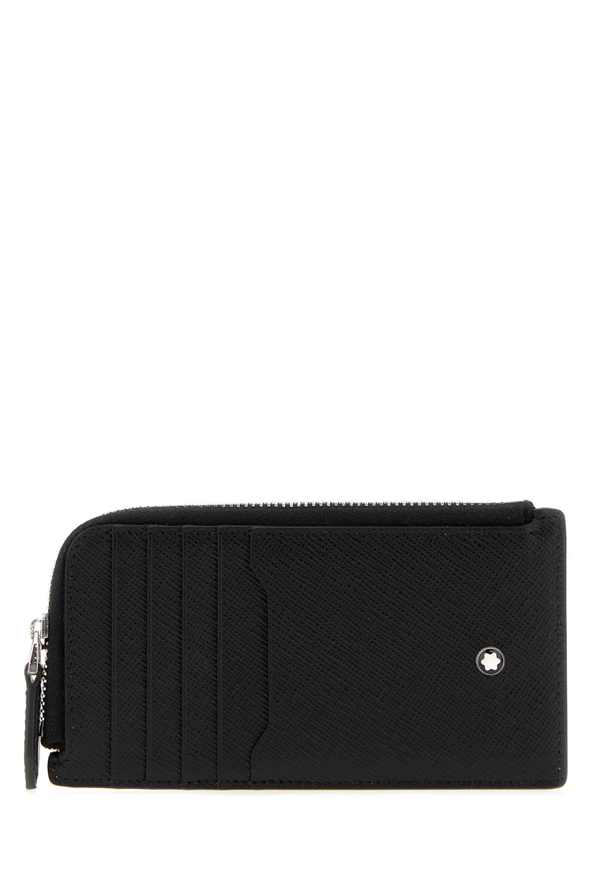 Montblanc Card holder 7cc with zip in sartorial leather