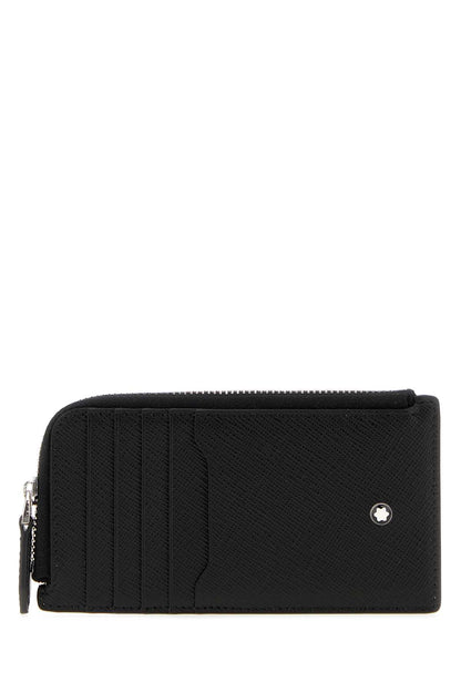 Montblanc Card holder 7cc with zip in sartorial leather