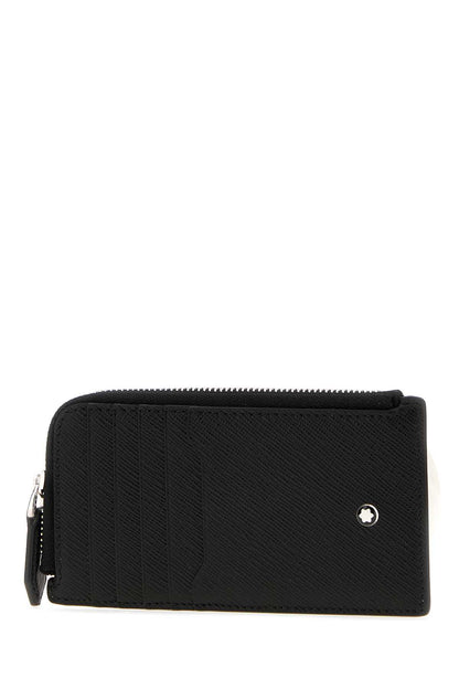 Montblanc Card holder 7cc with zip in sartorial leather