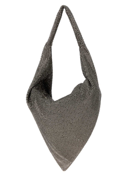 URSULA RHINESTONE MESH/ROCKET MAN HANDBAGS