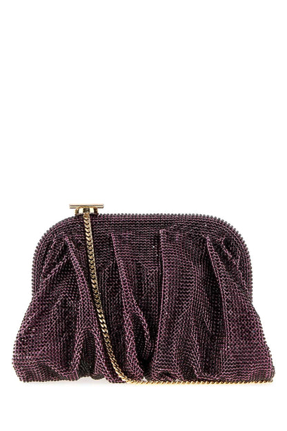 VENUS LA PETITE RHINESTONE MESH/POTION CLUTCHES