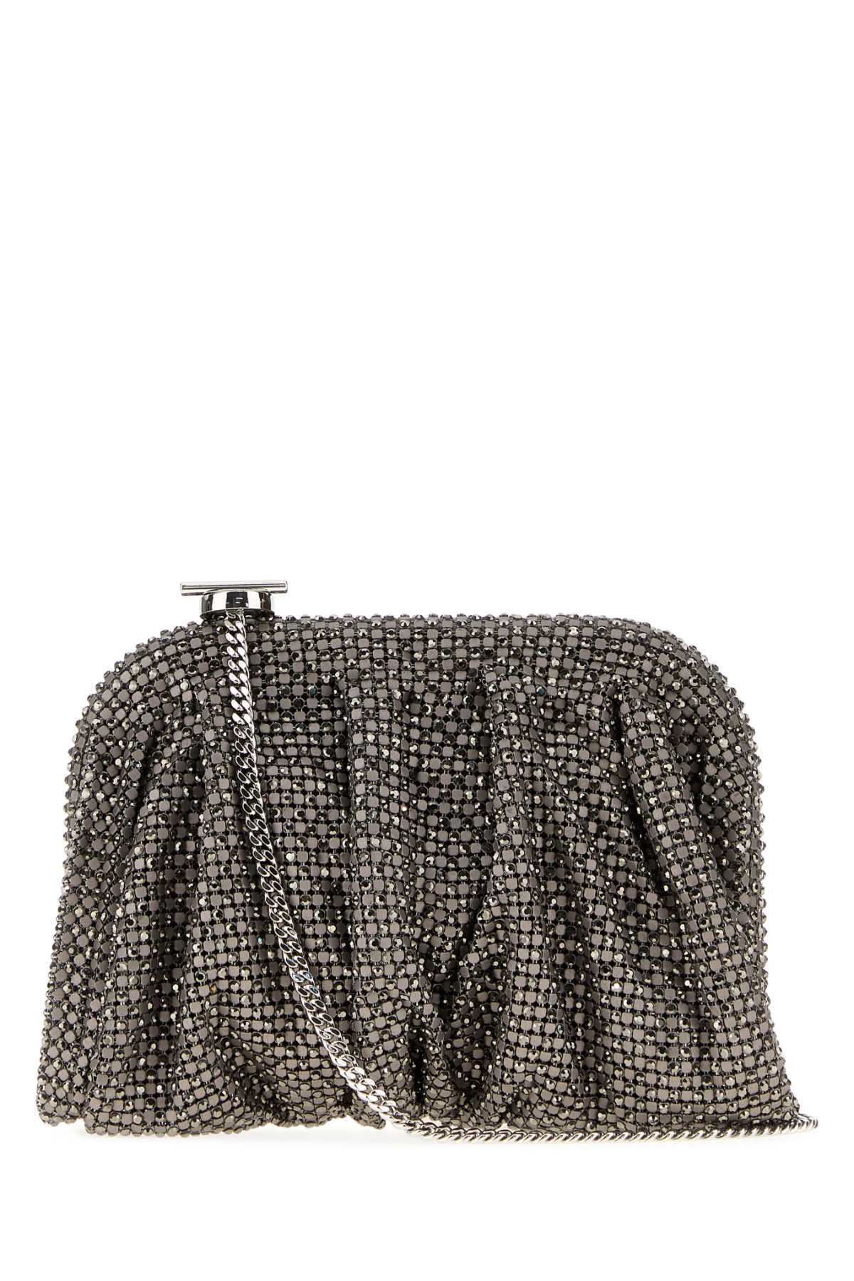 VENUS LA PETITE RHINESTONE MESH/ROCKET MAN CLUTCHES