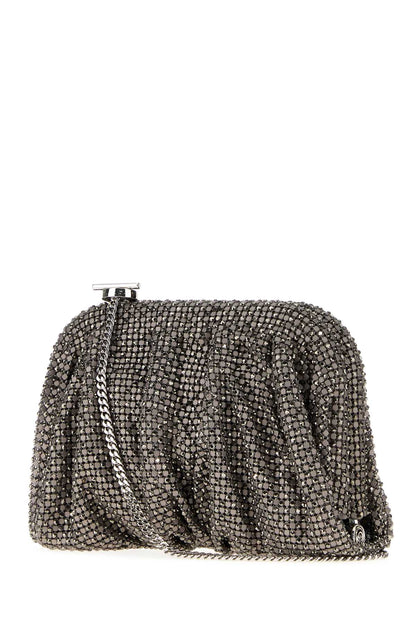 VENUS LA PETITE RHINESTONE MESH/ROCKET MAN CLUTCHES