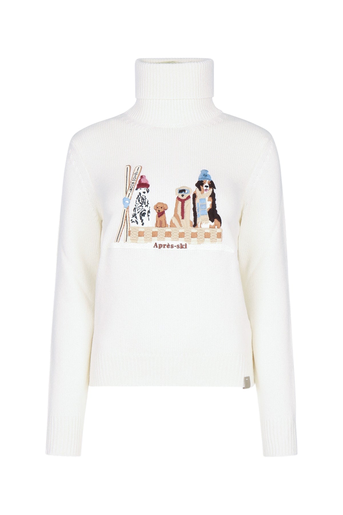 DOLCEVITA RICAMO CANI KNITWEARS