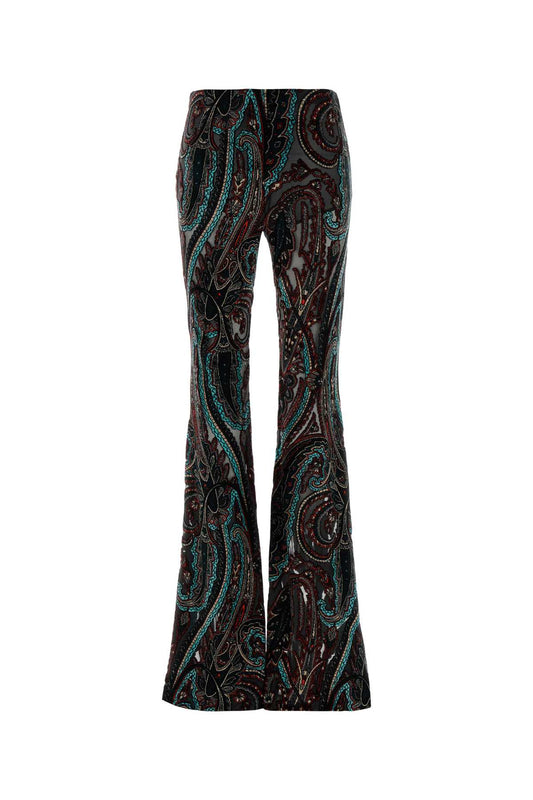 FLARED PRINTED LEGGINS PANTS