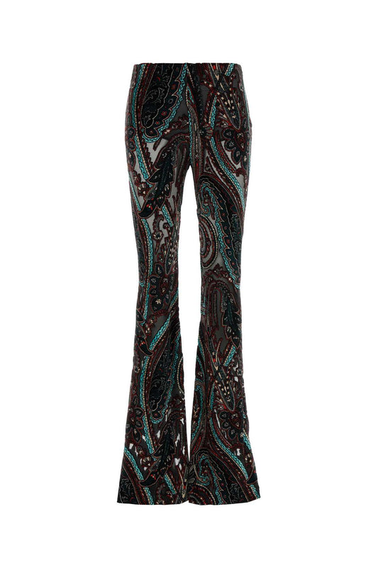 FLARED PRINTED LEGGINS PANTS