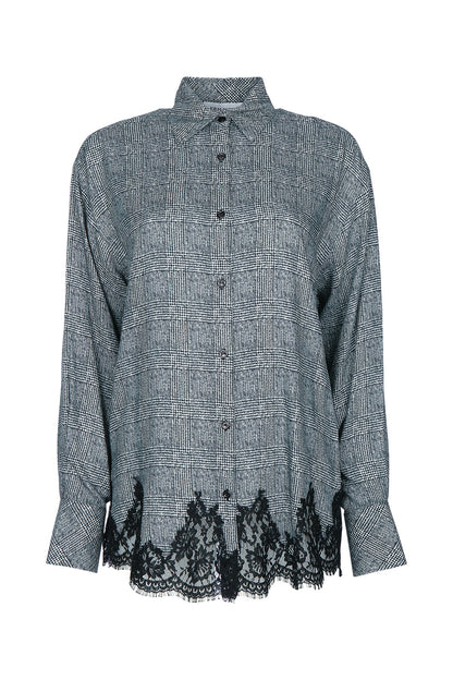 CAMICIA CON PIZZO CHECK SHIRTS