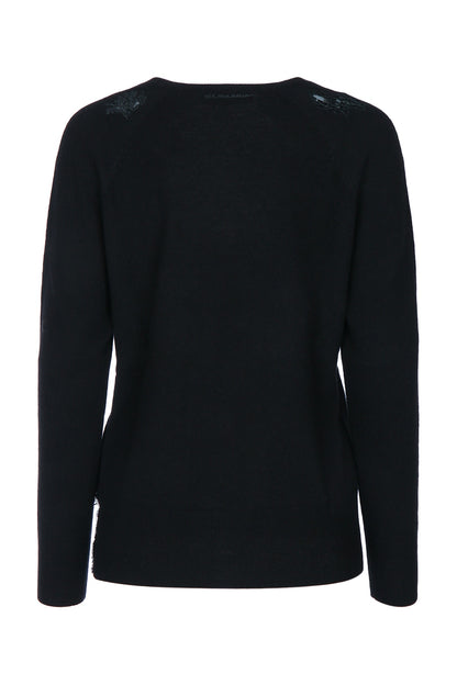MAGLIA PIZZO SCOLLO A V KNITWEARS
