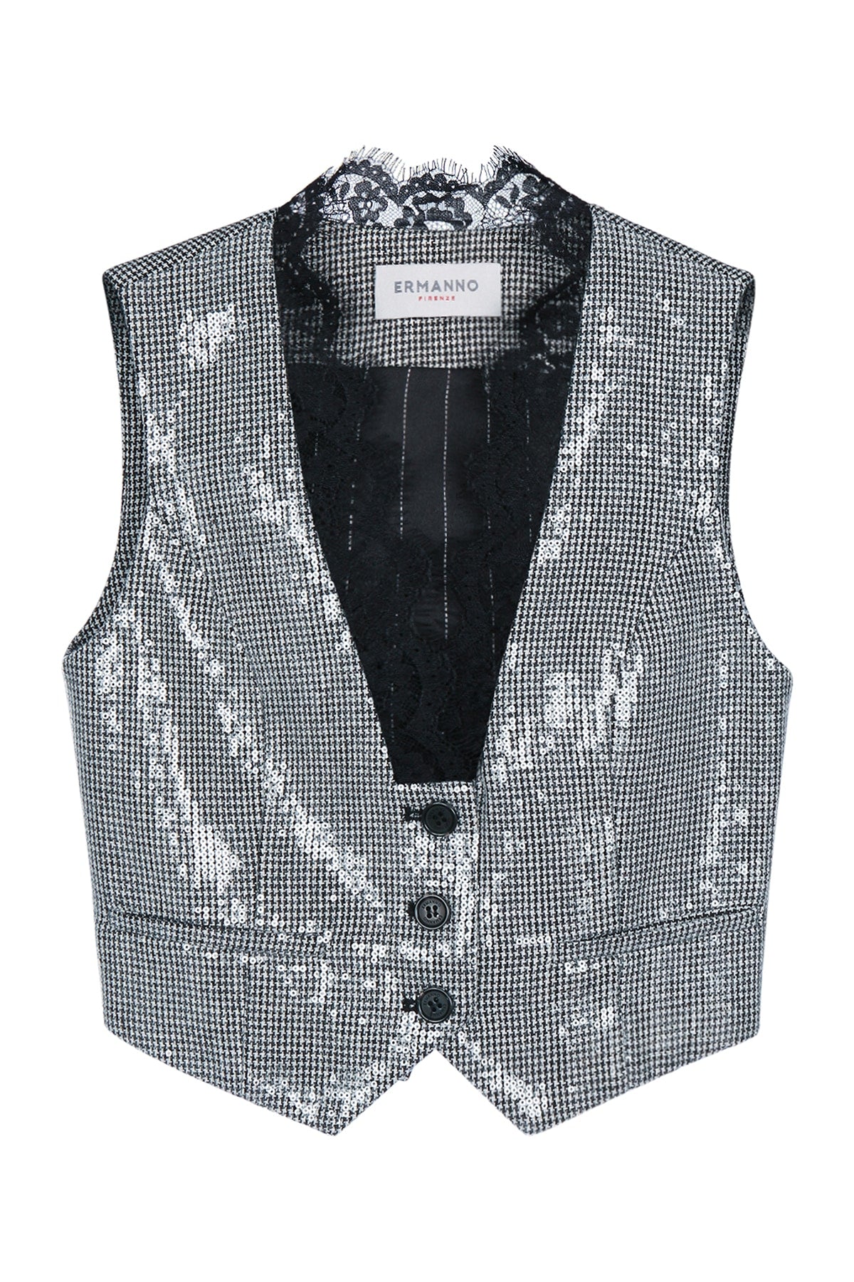 GILET PAILLETES BLAZERS AND VESTS