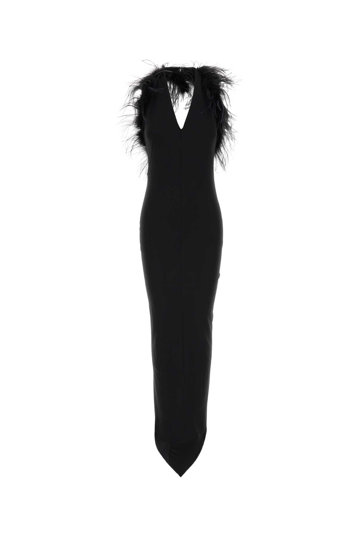 ABITO LUNGO PIUMA DRESSES