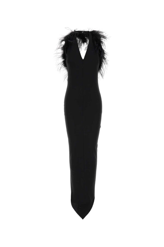 ABITO LUNGO PIUMA DRESSES
