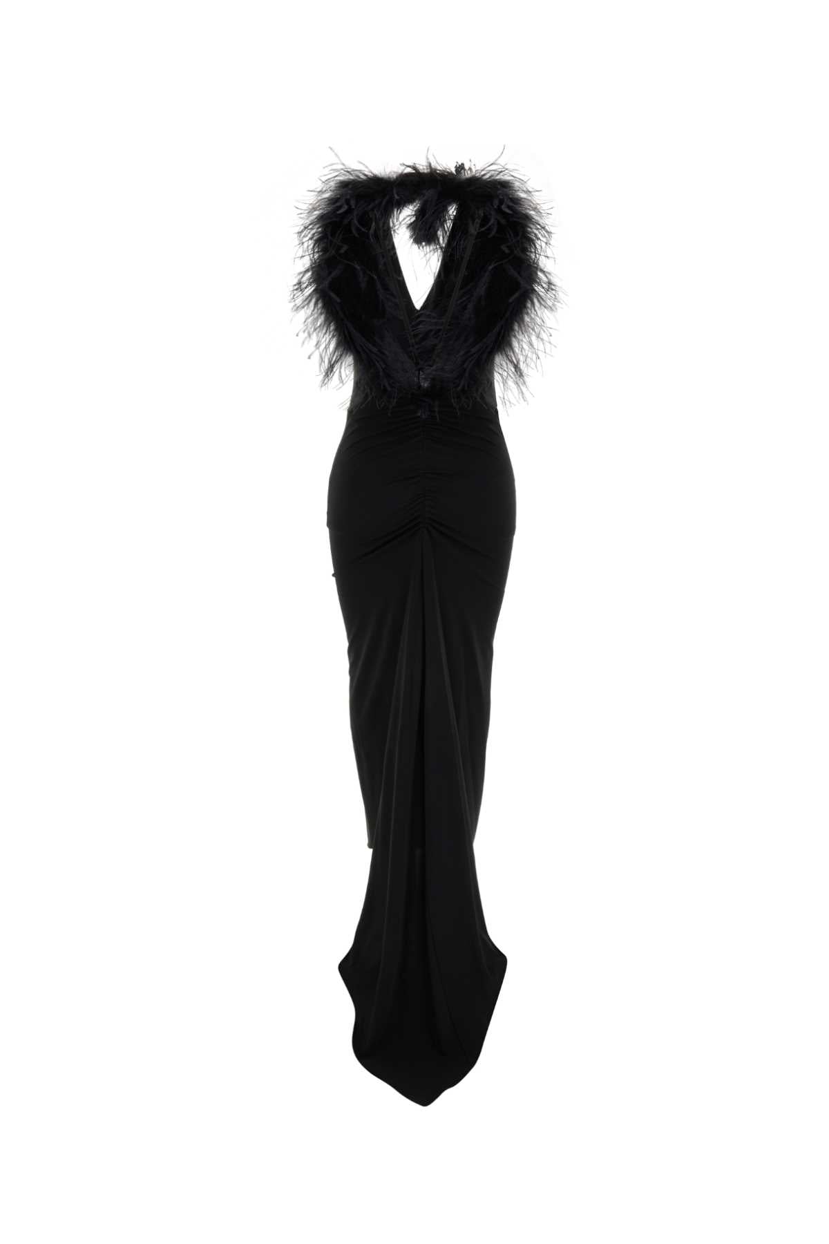 ABITO LUNGO PIUMA DRESSES