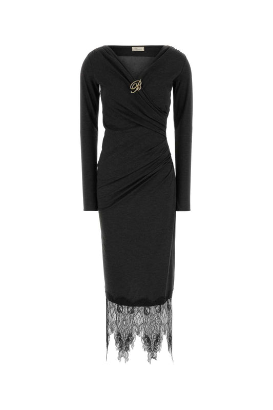 ABITO LONGUETTE FONDO PIZZO DRESSES