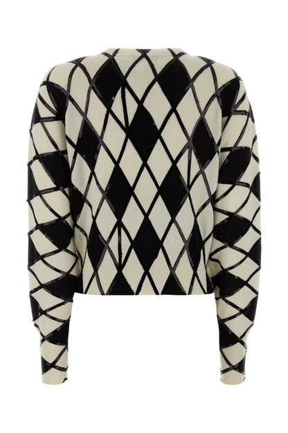 MAGLIA DETTAGLIO GEOMETRICO KNITWEARS