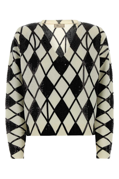 CARDIGAN DETTAGLIO GEOMETRICO KNITWEARS