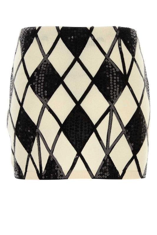 GONNA DETTAGLIO GEOMETRICO SKIRTS